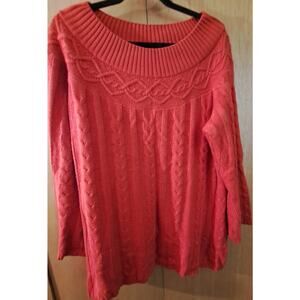 Women's Jessica London Redish Orange Sweater Size 14/16